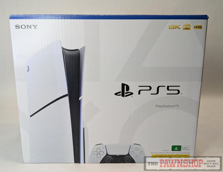 Sony Playstation 5 Slim PS5 Console, Disc Edition, White Carousel 5