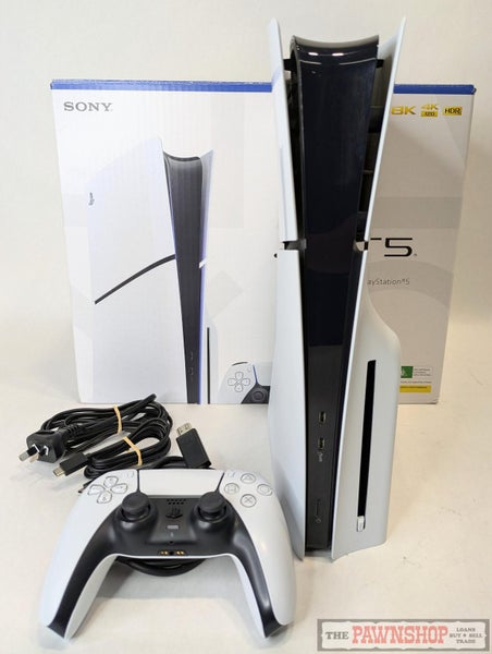 Sony Playstation 5 Slim PS5 Console, Disc Edition, White Carousel 1