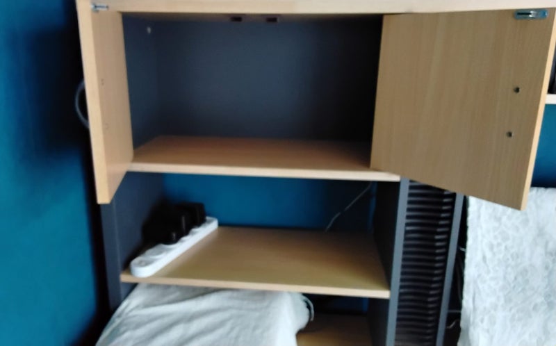 Corner computer desk with cupboard Carousel 4