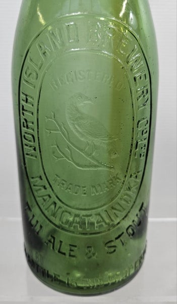 North Island Brewery Mangatainoka 26oz green beer bottle Carousel 2