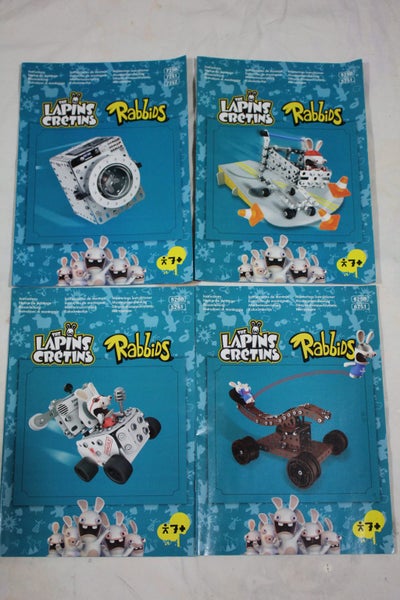 4 x Rabbids Meccano Sets Carousel 2
