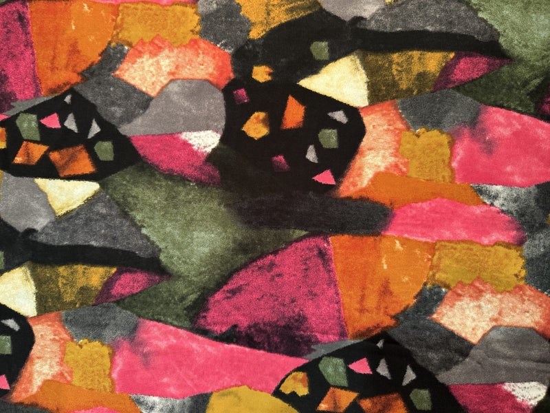 Multi colour Polyester spandex fabric Carousel 1