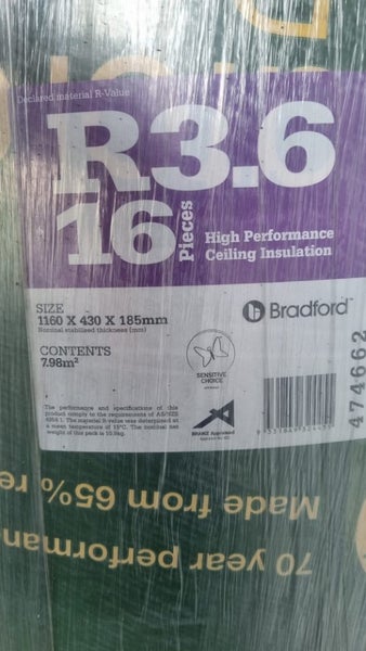 Bradford Gold ceiling insulation x5 bags Carousel 2