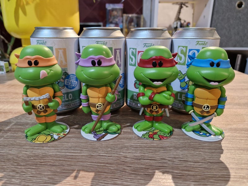 Ninja Turtle Funko Soda set Carousel 1