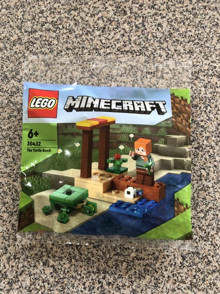 $1 Reserve Lego Minecraft 30432 The Turtle Beach Polybag Carousel 1