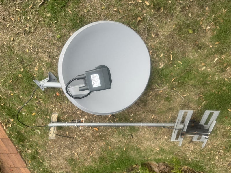 Sky dish and tv aerial Carousel 2