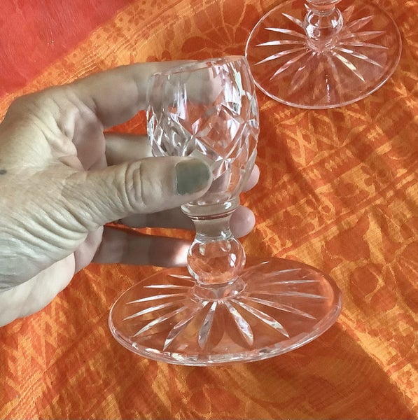 Stunning Webb Corbett crystal candle holders Carousel 2