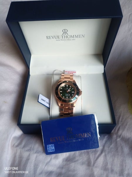 Revue Thommen Mens/Unisex Diver Automatic Watch Swiss Made Carousel 1