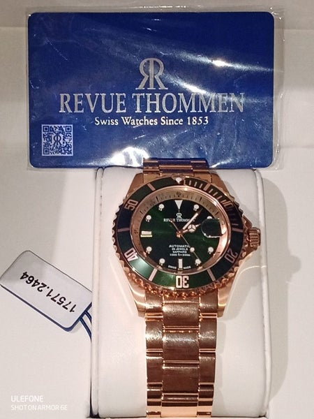 Revue Thommen Mens/Unisex Diver Automatic Watch Swiss Made62863231585281113