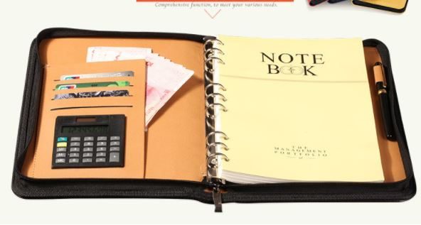 A5 Zippered Compendium / Portfolio - NEW Carousel 2