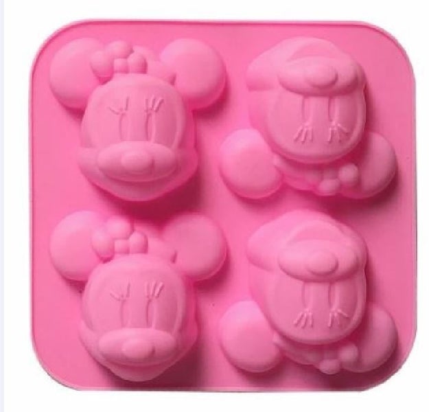 minnie mouse Shape Silicone Cake Mold Carousel 1
