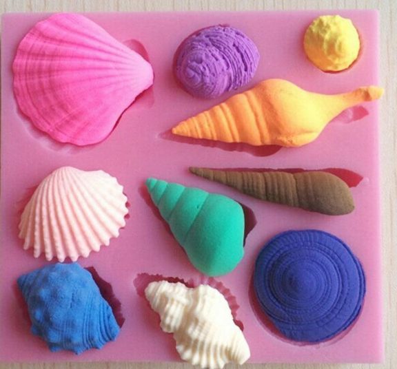 Silicone Conch shell mould Carousel 1