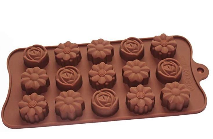 15 small flower silicone chocolate mould Carousel 2