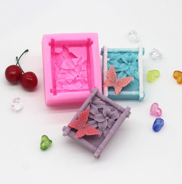 Silicone Butterfly Handmade Soap Mould Carousel 2