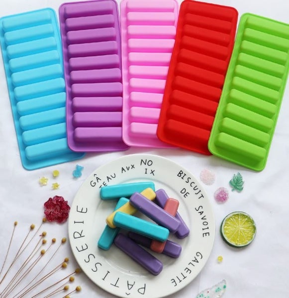 10 Finger Biscuit Moulds Long Ice Tray Ice Cube Mould Carousel 1