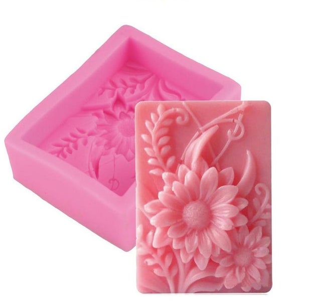 Sunflower handmade soap mold Carousel 1