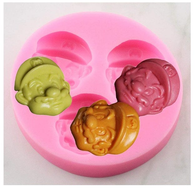 Super Mario Cartoon Silicone Mould/ Fondant Cake Chocolate Candy Mould Carousel 4