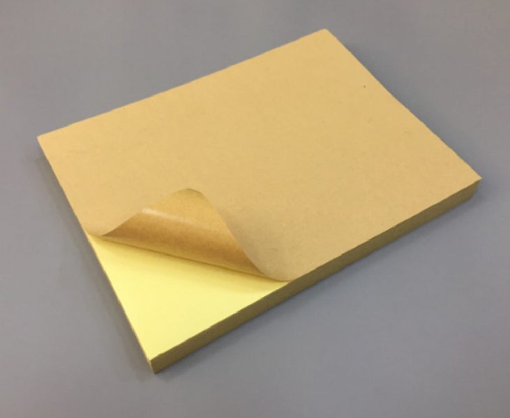 A4 Brown Kraft Sticker Paper Self Adhesive Label X10 Carousel 1