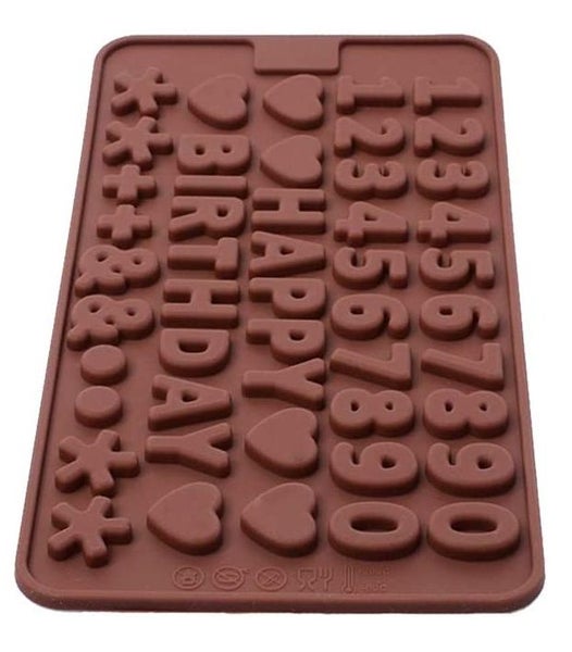 Silicone Baking Tray Cake Chocolate Candy Muffin Cookie Mould- happy birthday Carousel 3