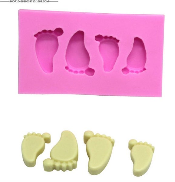 Silicone Little Feet Cake Mould Carousel 1