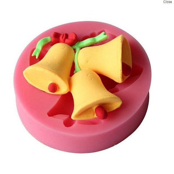 3d Christmas Bell Silicone Mold Carousel 1