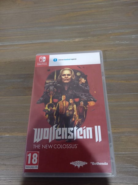 $1 Reserve!! Wolfenstein 2 The New Colossus Nintendo Switch Game Carousel 1