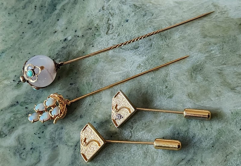 Bulk Vintage Antique Bulk Jewellery Stick Pins Carousel 1