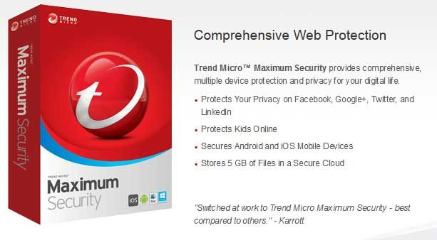 Trend Micro Maximum Security 3 PC 2 YEAR (AUTODELIVERY) Carousel 1