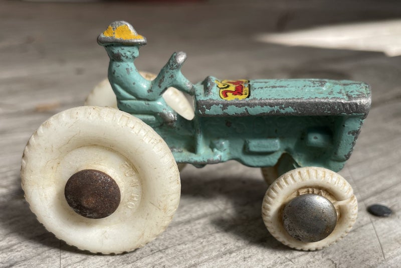 Vintage Fun Ho Tractor & Trailer Toy Carousel 2