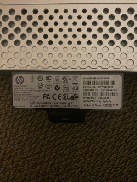 Hp thin client mini pc Carousel 4