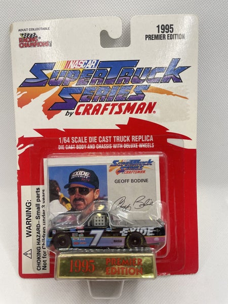 Geoff Bodine #7 Nascar 1:64 1995 Exide Carousel 1