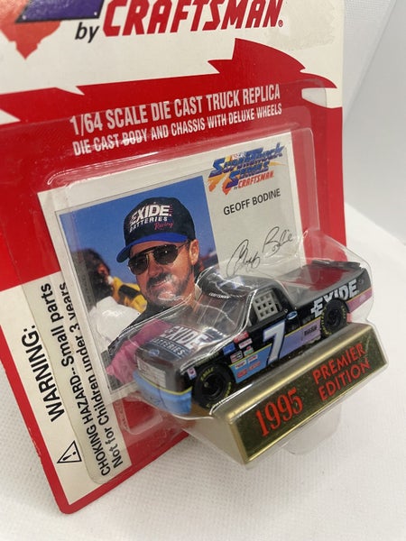 Geoff Bodine #7 Nascar 1:64 1995 Exide Carousel 2