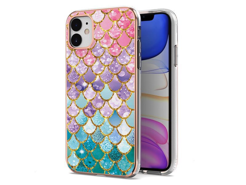 Case Cover for iPhone 11 Mermaid Scales Carousel 1