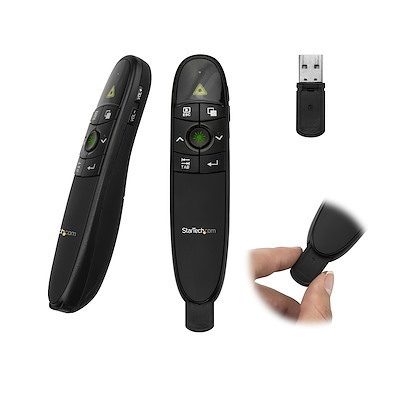 StarTech.com Presentation Pointer - Radio Frequency - USB 2.0 Type A - Laser - B Carousel 1