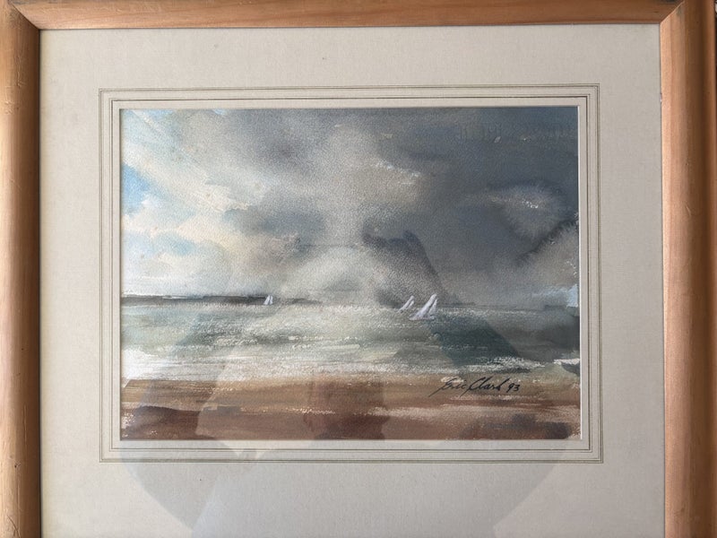 Yachting Watercolour Painting Eric clark Carousel 1