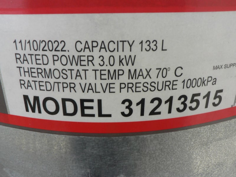 hot water cylinder 2022 rheem 135L mains pressure Carousel 1