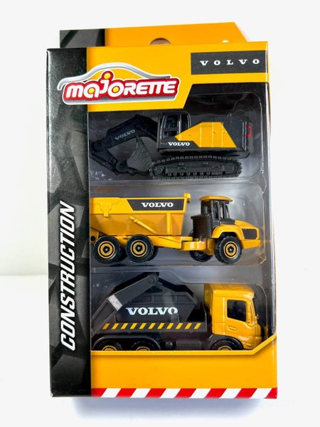 Volvo Construction Site Vehicles. Set of 3 Diecast Models. Carousel 2