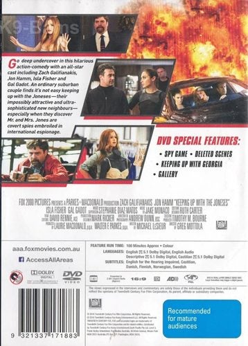 Keeping Up with the Joneses - Zach Galifianakis, Isla Fisher DVD Region 4 Carousel 2