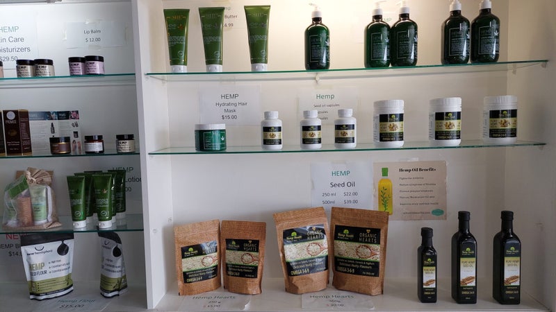 Hemp Health , Brand Name , Dominion name , Facebook page and email address . Carousel 2