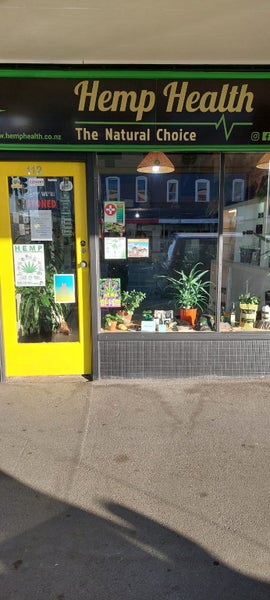 Hemp Health , Brand Name , Dominion name , Facebook page and email address . Carousel 1