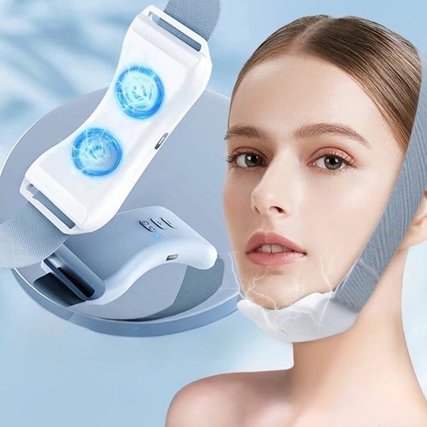 Vibration EMS Face Lifting Massager Double Chin Remover Shaping Belt Carousel 2