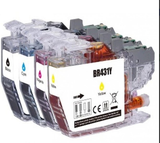 Brother LC431 full set ink cartridge for MFCj1010dw DCPj1050dw Carousel 1