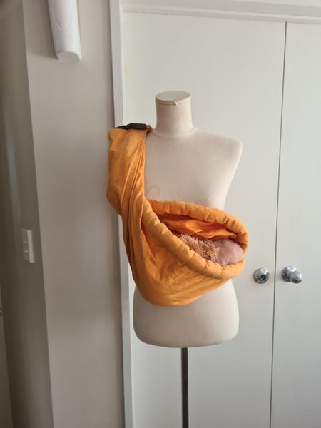 Mini Monkey tangerine baby sling Carousel 1