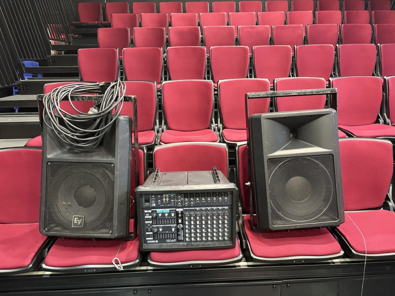 PA System - Powered Amp - passive speakers Carousel 1