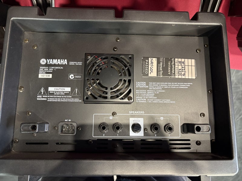 PA System - Powered Amp - passive speakers Carousel 4