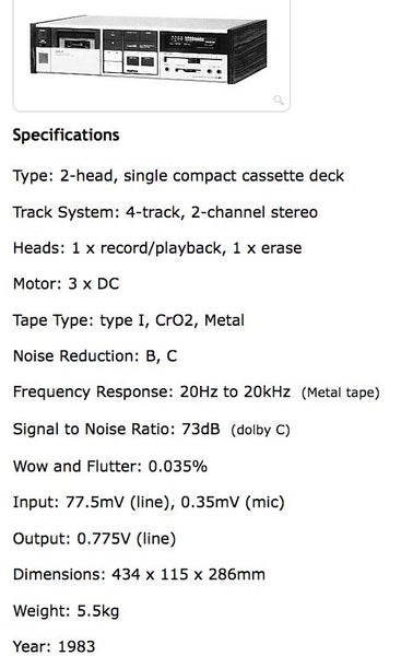 DENON CASSETTE DECK DR-M1 Carousel 2