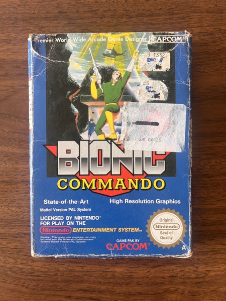 Bionic Commando (NES, 1988) – Complete in Box (CIB) *Great Condition* Carousel 1