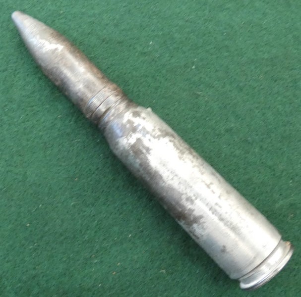20 mm Auto Cannon Gunshell Training DUMMY Projectile & Case Bullet Carousel 1