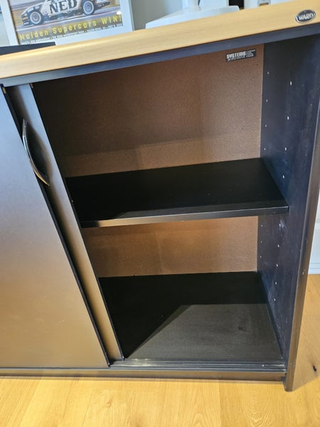 Lge Quality WARD-NZ Made- Credenza, Cabinet-with adjustable shelf- 3 slide doors Carousel 10