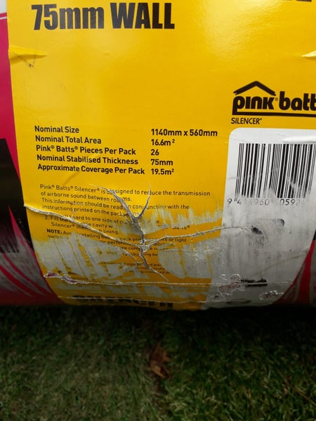 Pink Batts Silencer 75mm Carousel 2